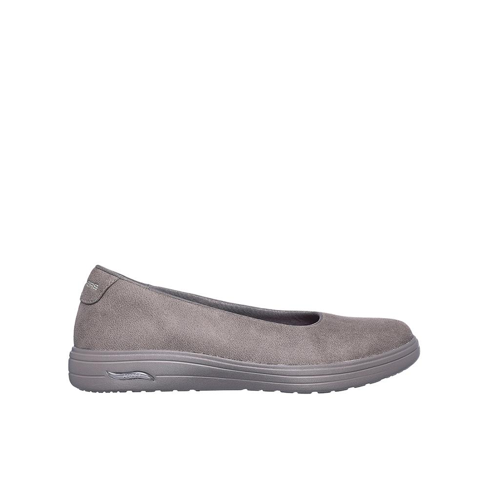 Skechers 138901_DKTP Bailarinas para mujer color topo en sintético 82308