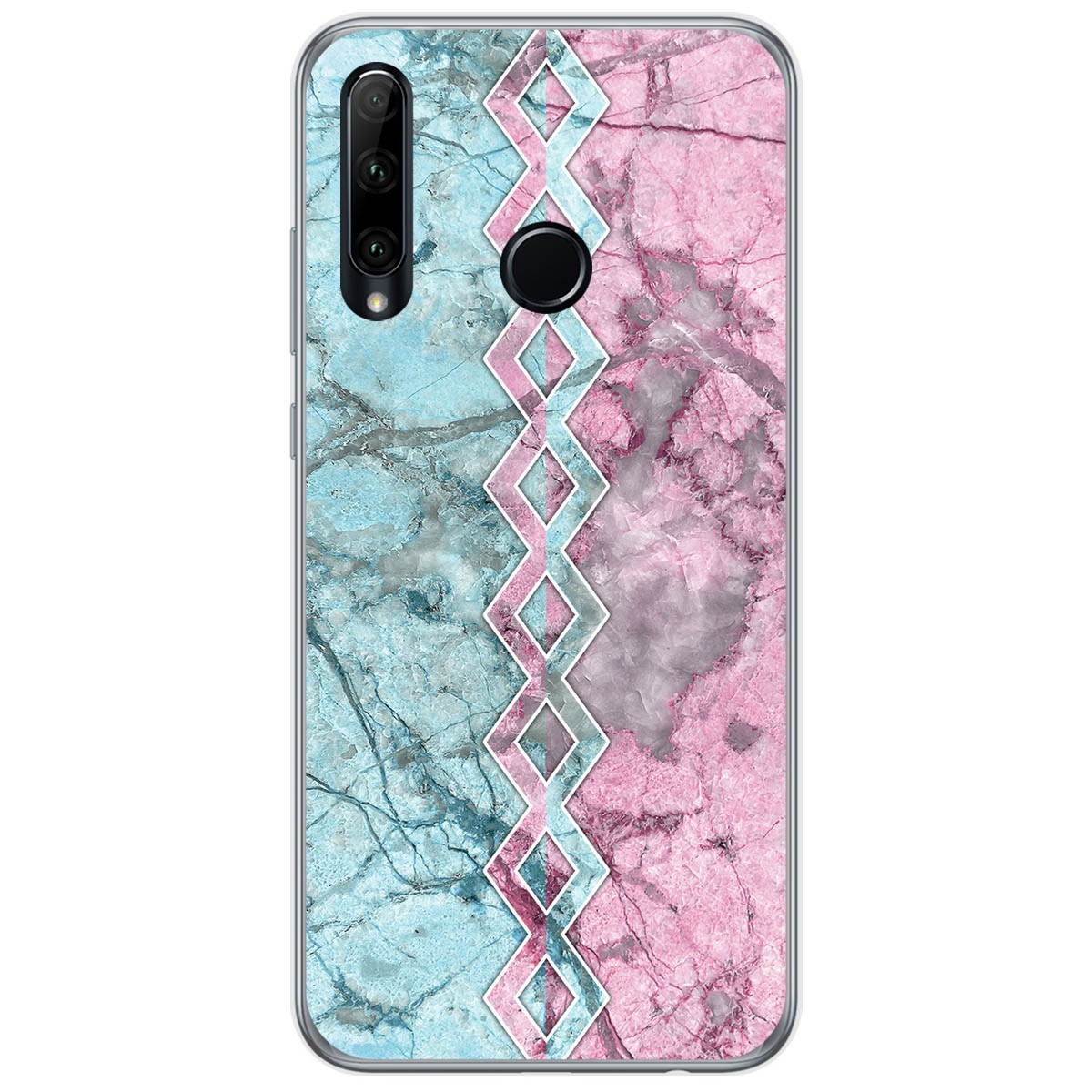 Tumundosmartphone Funda Gel Tpu para Huawei Honor 20 Lite diseño Mármol 08 Dibujos