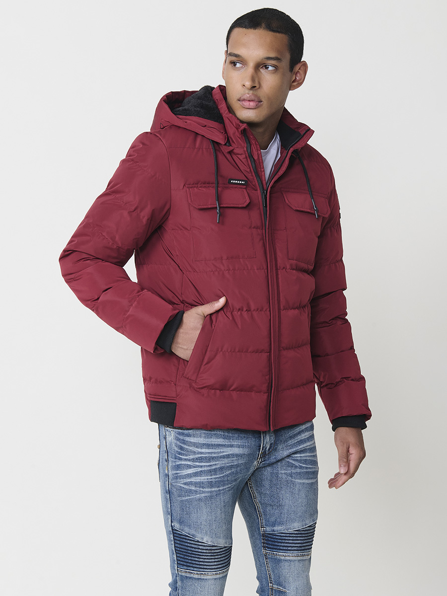 Koroshi Chaqueta cazadora acolchada hombre
