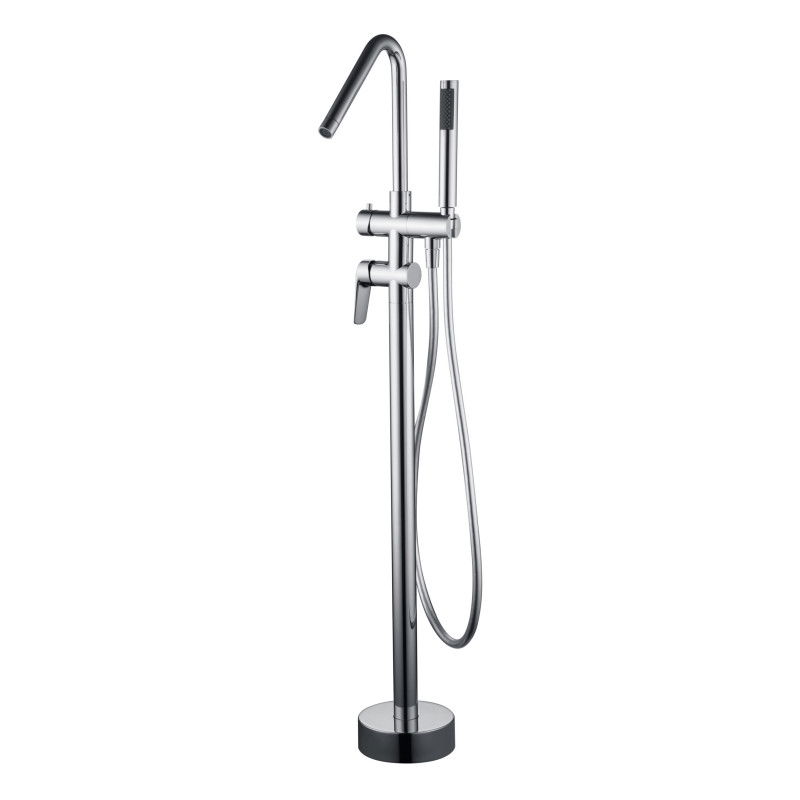 Imex Belgica BBEZ044 grifería exenta monomando de bañera de latón cromado con cartucho cerámico