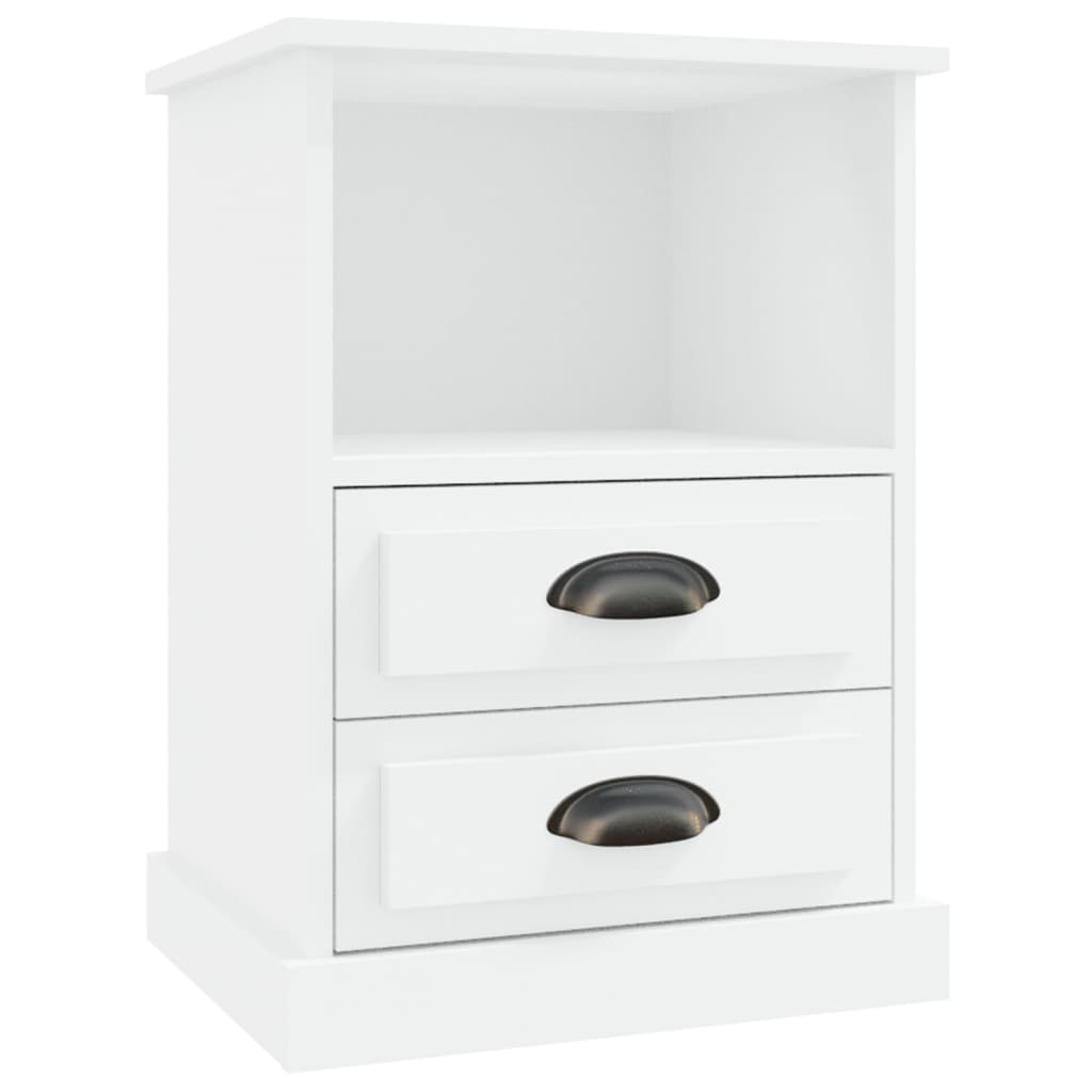 Vidaxl Mesita de Noche 43x36x60 Cm Blanco
