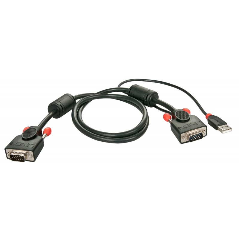 Lindy - 33770 cable VGA 1 m VGA (D-Sub) Azul 33770
