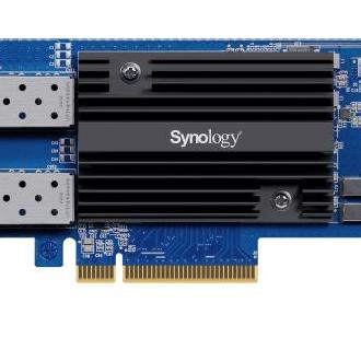 Synology - Adaptador de red PCI Express E10G30-F2 con 2 puertos SFP+ 10GbE para servidores y estaciones de trabajo, compatible con múltiples NAS Synology