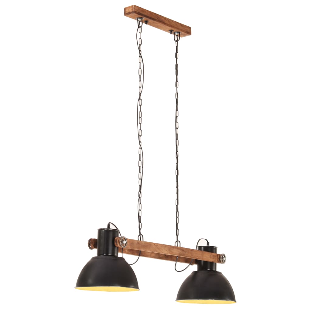 vidaXL Lámpara Colgante Industrial 25 W 109 cm E27  Techo Iluminación Color Blanco,  Latón,  Negro y mas