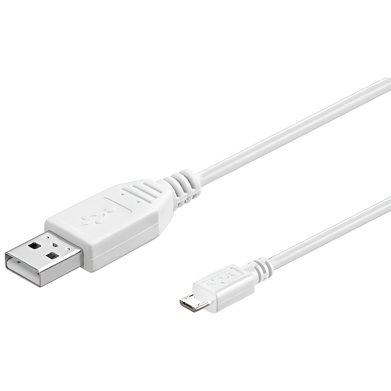 Cable Micro USB de Carga Rápida Blanco 0.3m - Microconnect