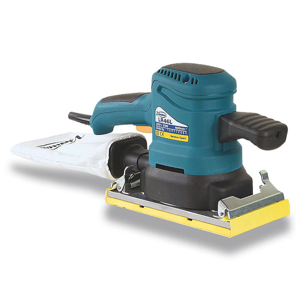 Lijadora orbital 370W con aspiración integrada. LR46L Virutex
