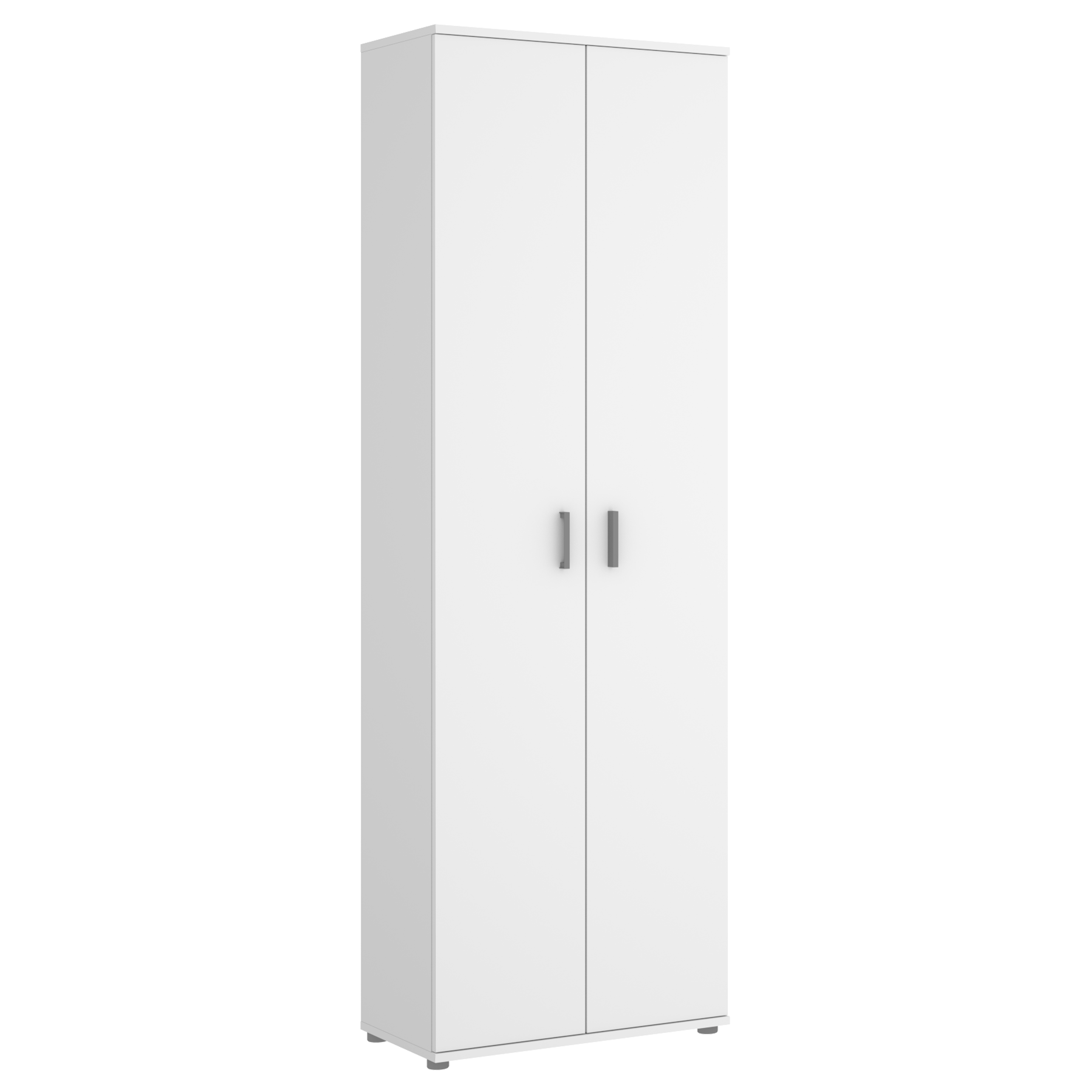 Dekit Armario Multiusos FIT Blanco 190x61x35 - 2 Puertas y 3 Estantes