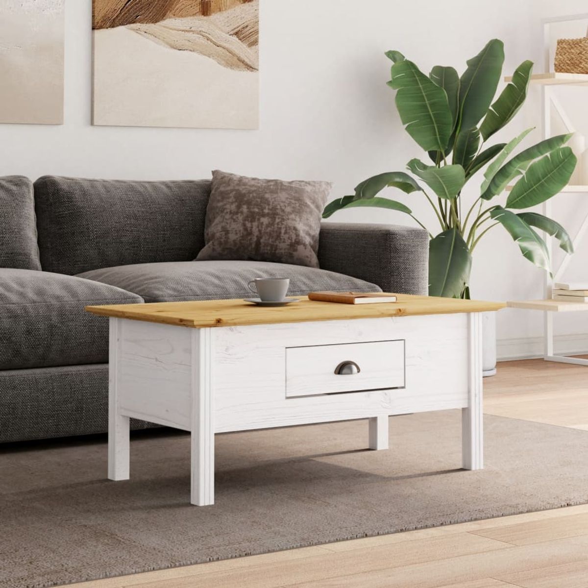 Mesa de centro Bodo 1 cajón 46x100x55 cm