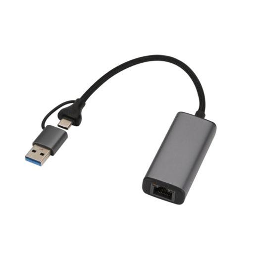 Microconnect Adaptador USB-C a RJ45 2,5G - Alta Velocidad de Transferencia