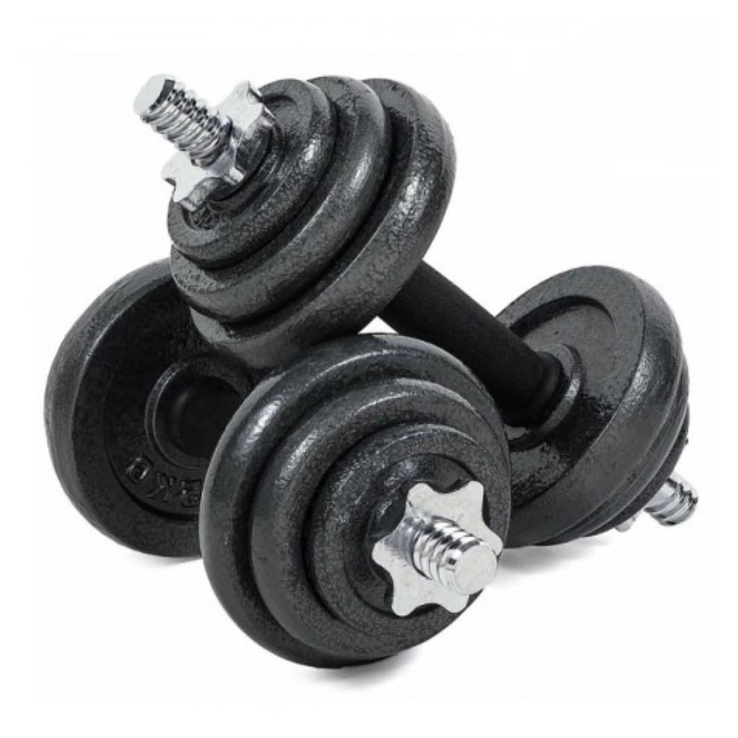Juego de Mancuernas Ajustable 20kg para Entrenamiento en Casa