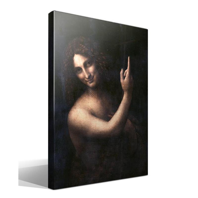 Cuadro Canvas San Juan Bautista de Leonardo Da Vinci - Alta Resolución
