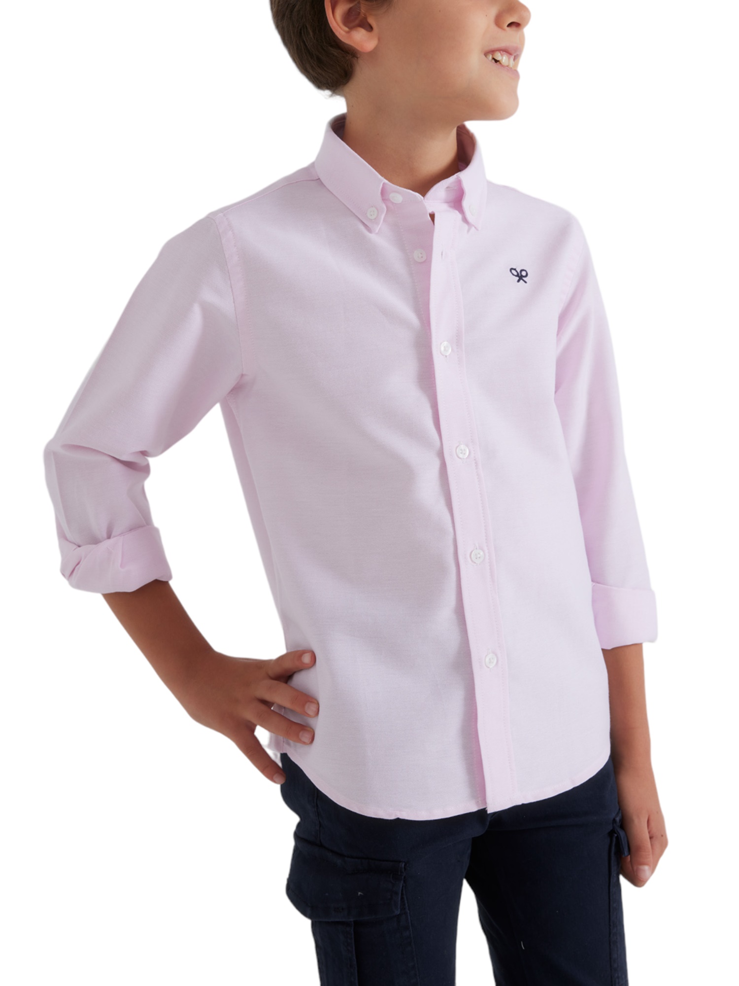 Silbon - Silbon - Camisa sport kids oxford style rosa para Niño