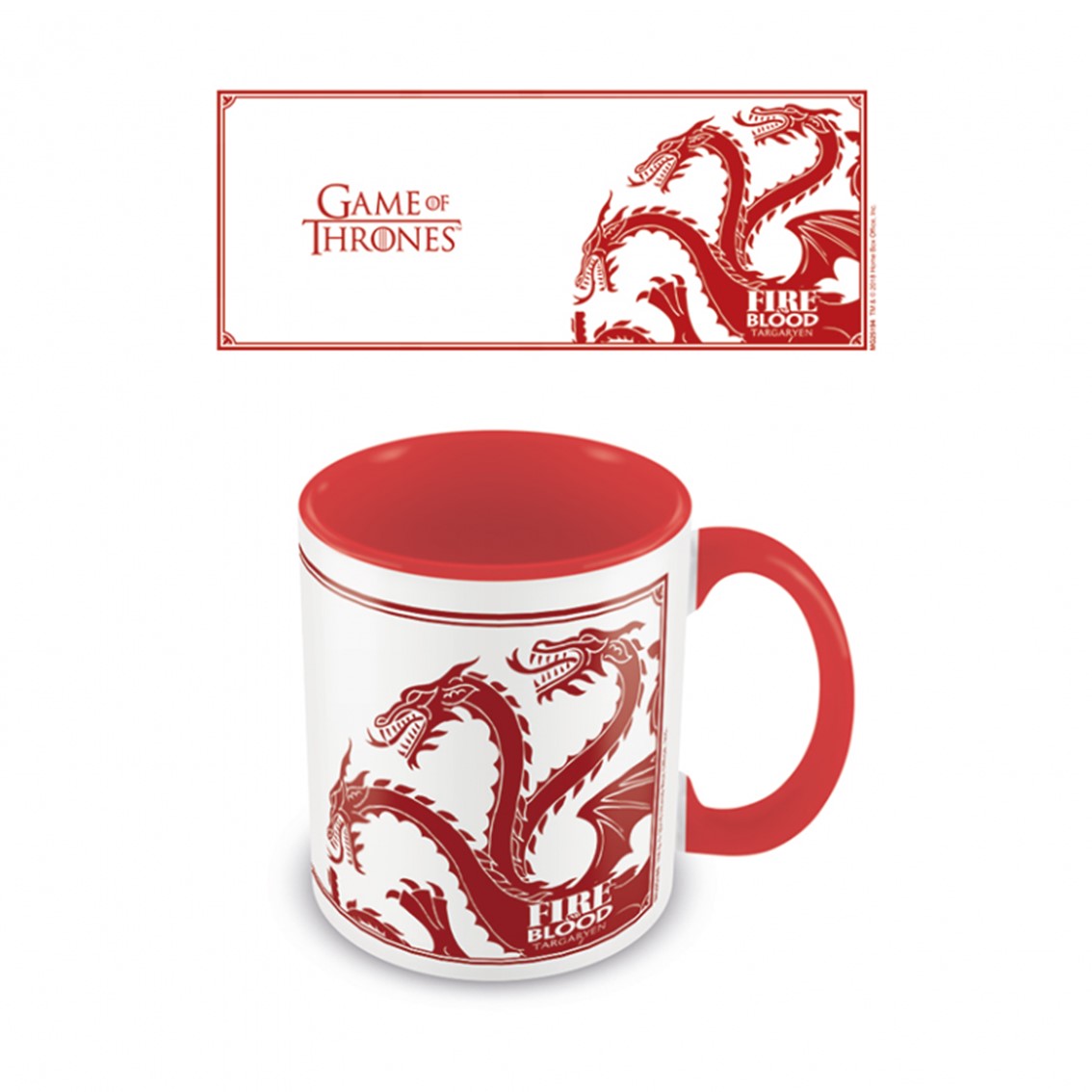 Pyramid Taza Juego de Tronos Dragones Targaryen Licencia Oficial 315ml