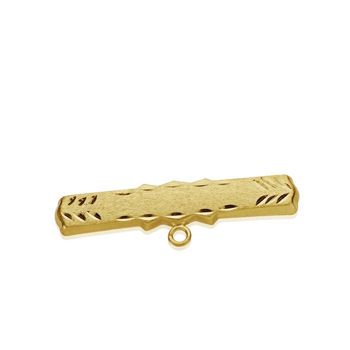 Alfiler oro 18k 30mm. tallado bebé