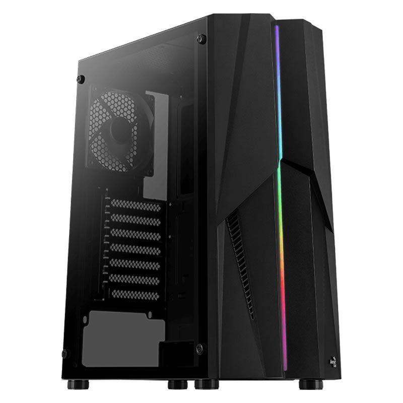 Torre PC Aerocool Mecha Cristal Templado USB 3.1 RGB Negra