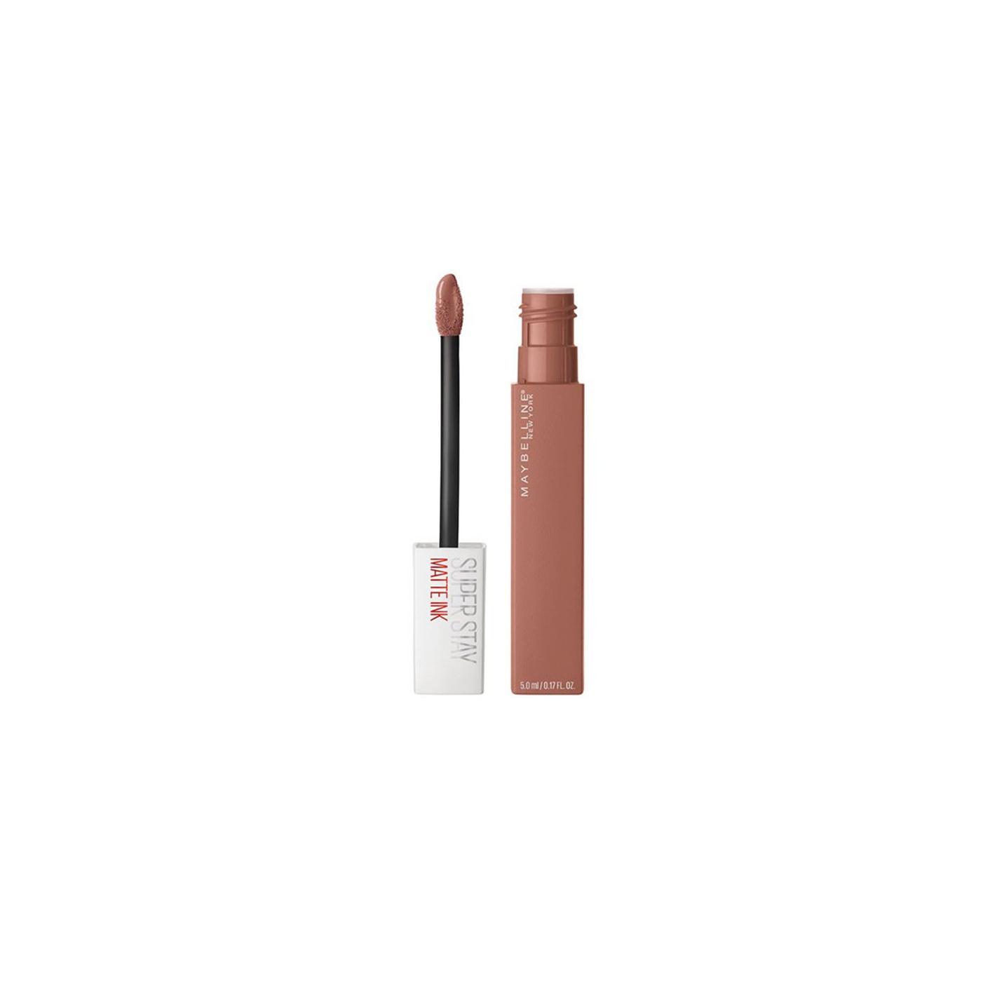 Maybelline New York - Superstay Matte Ink Nude Lipstick, long-lasting liquid lipstick with high-precision applicator, provides moisturizing lip color that doesn't dry or crack.