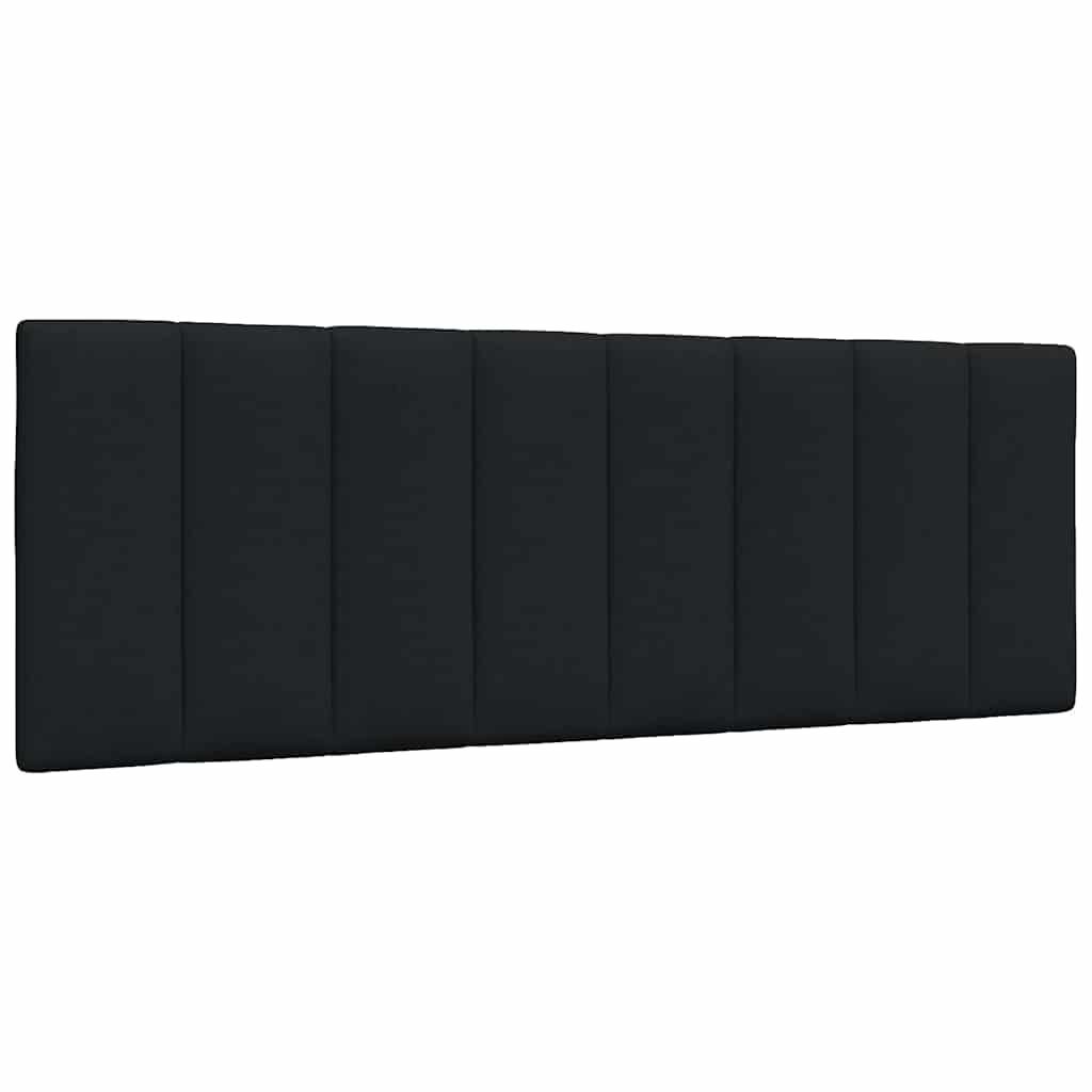 vidaXL Cabecero de cama acolchado Hanko tela negro 120 cm
