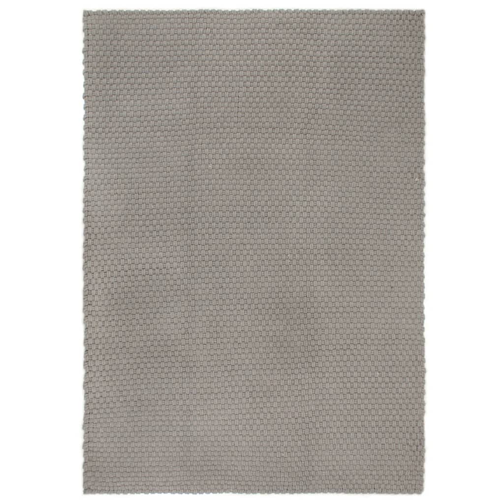 Vidaxl Alfombra Rectangular Algodón 160x230 Cm Color Natural