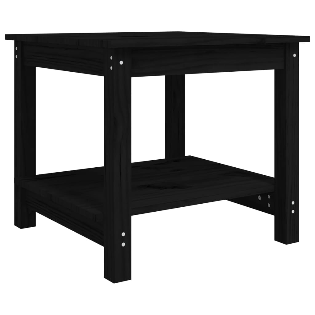 Vidaxl Mesa de Centro de Madera Maciza de Pino 50x50x45 Cm Natural