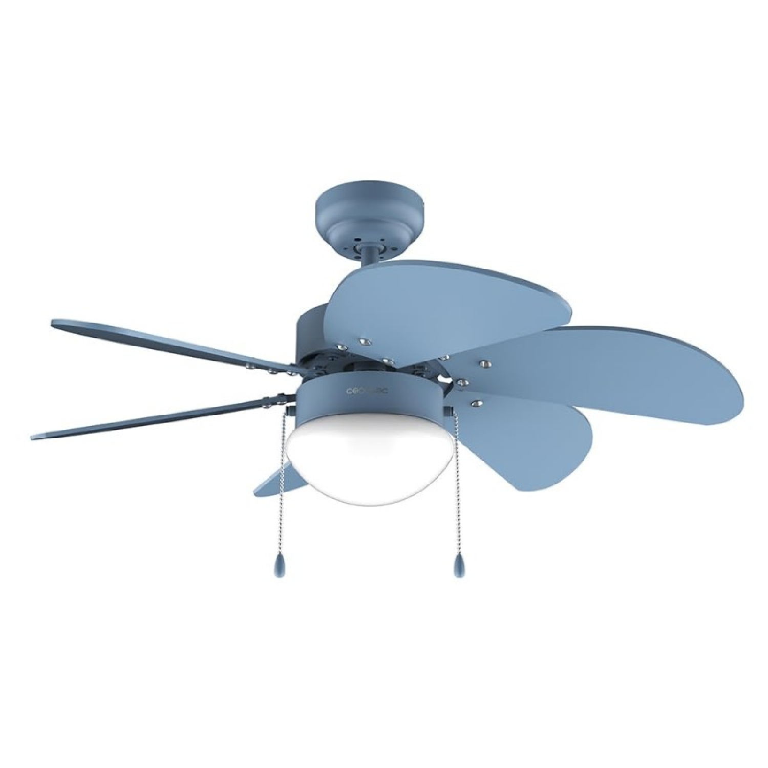 Cecotec Ventilador de Techo con Luz EnergySilence Aero 3600 Vision Full Blue. 50 W, Diámetro 36”, 3 Velocidades