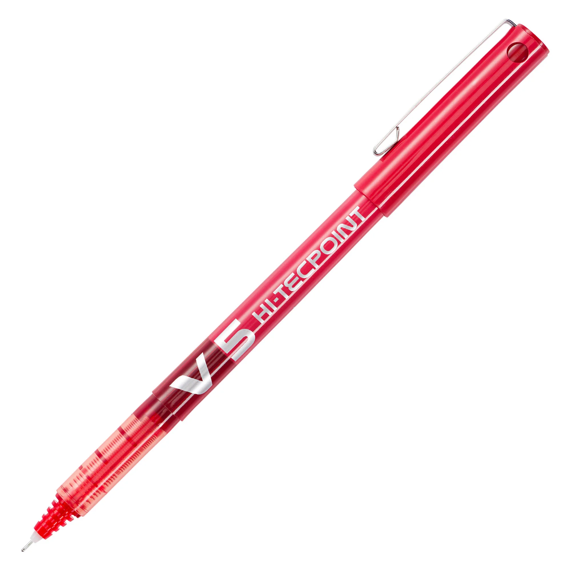 12 BOLIGRAFOS ROLLER PILOT V5 FINO 0,5 MM. BX-V5-B TINTA LIQUIDA ORIGINAL PUNTA AGUJA  AZUL, ROJO, NEGRO