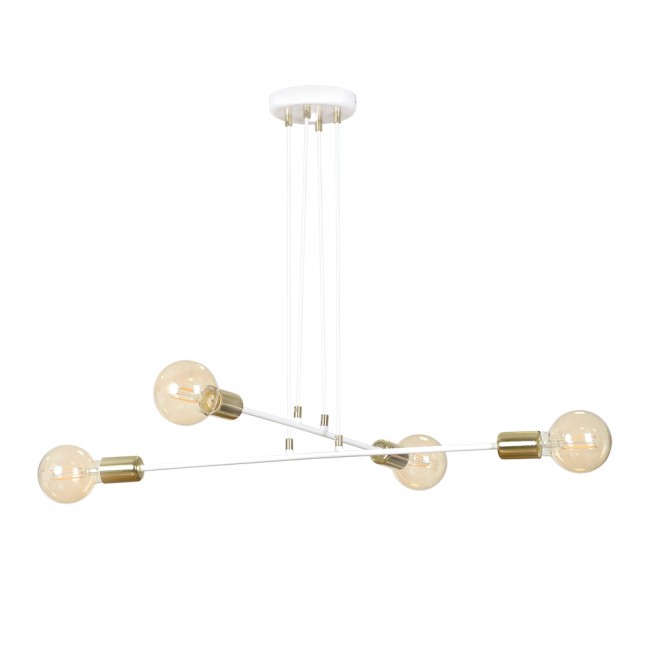 Wonderlamp Lámpara de techo Sives Blanco (4 luces)