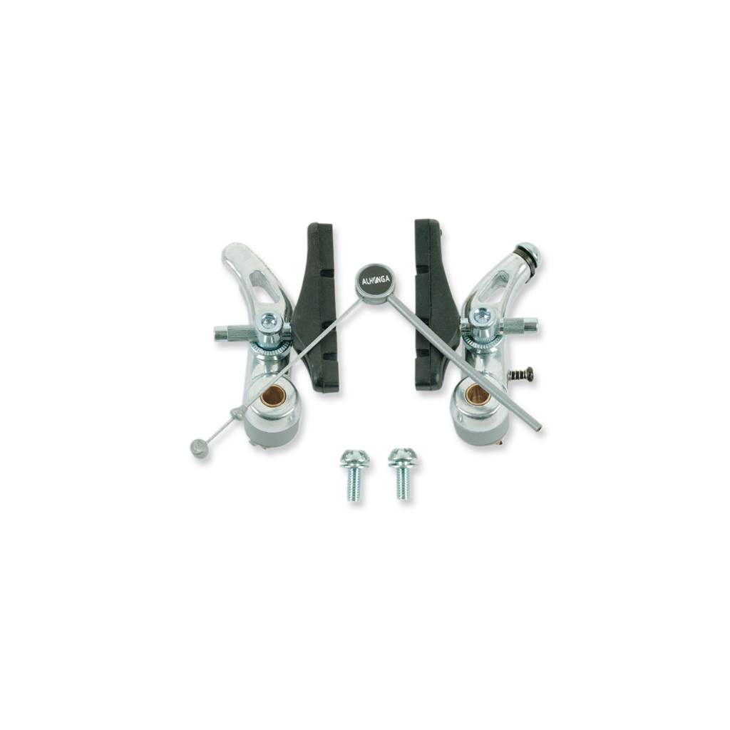 Juego De Frenos Cantilever De Aluminio Plata Para Mtb, Ciudad, Infantil, Ciclocross Y Trekking 830P
