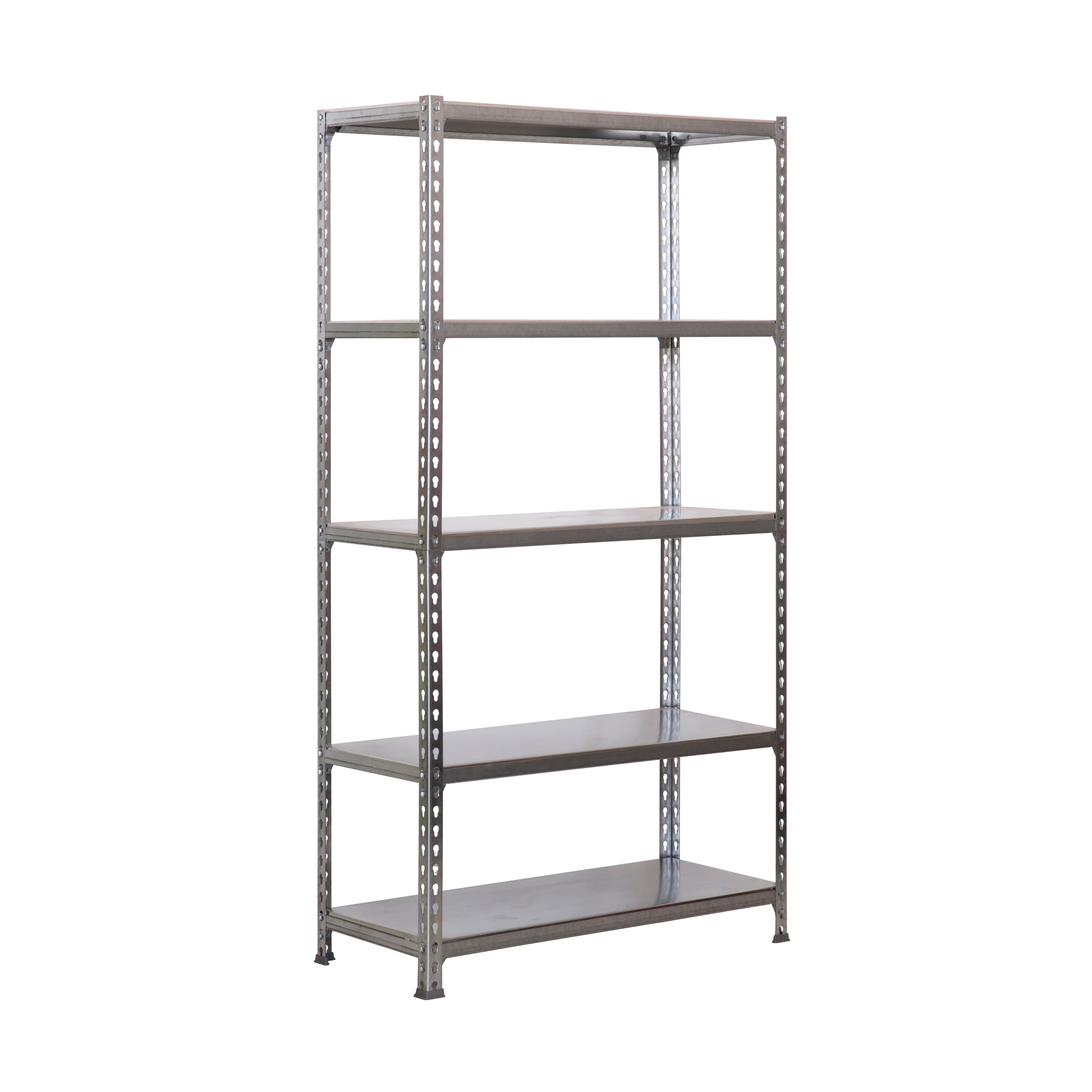 SimonRack Estanteria Metalica Almacenaje de Acero, 2000x1100x400 mm, 5 Baldas, Soporta 200 kg de Punto Flexión por balda, Galvanizado - Simonclick