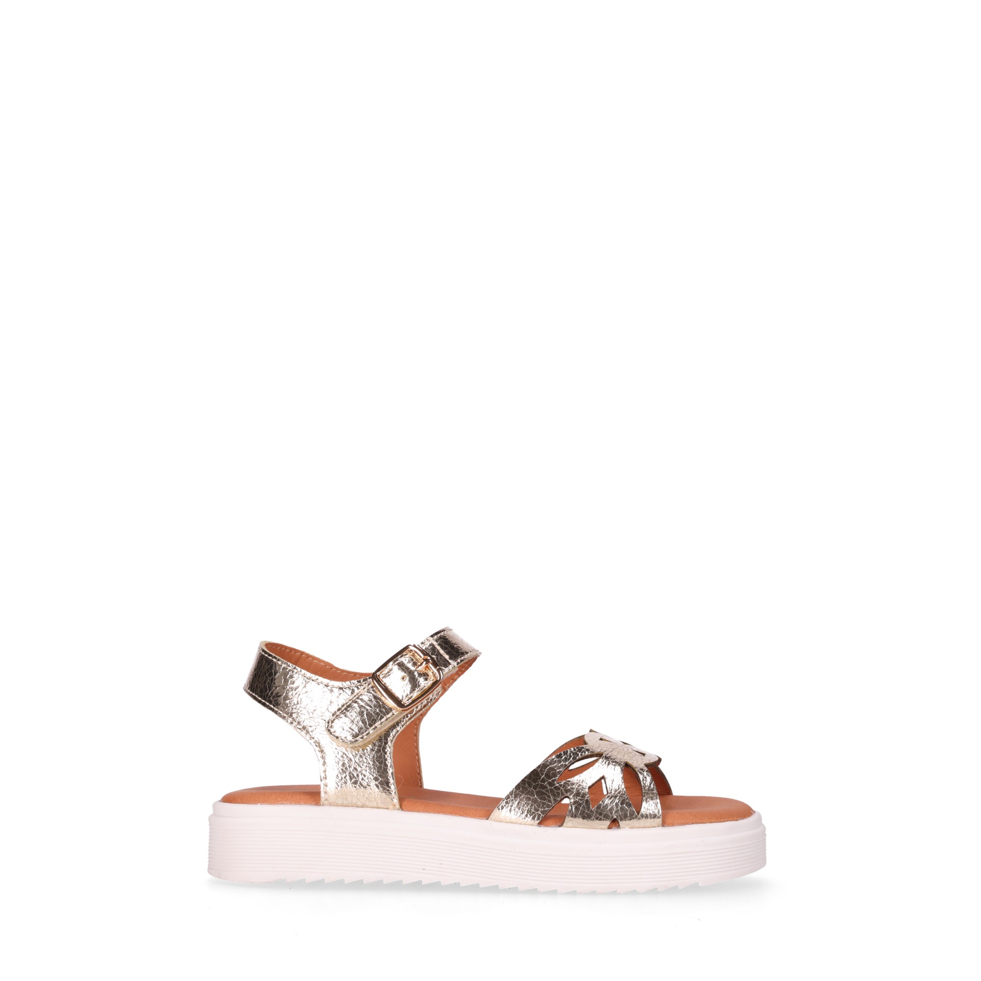 Chika10 Kids EXPLORER 02 Sandalias Planas Platino/Lg.Gold