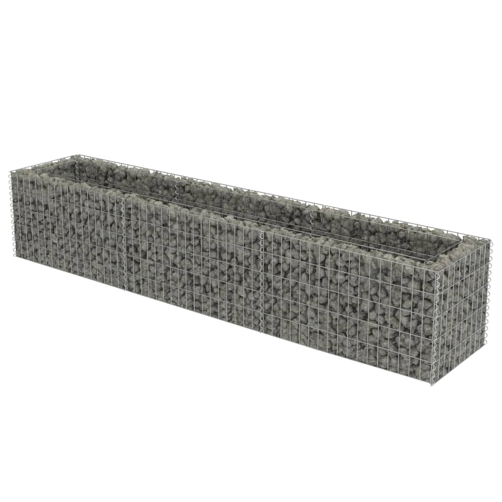vidaXL Arriate de gaviones de acero Dimensiones 540 x 90 x 100 cm,  540 x 90 x 50 cm,  90 x 90 x 100 cm y mas