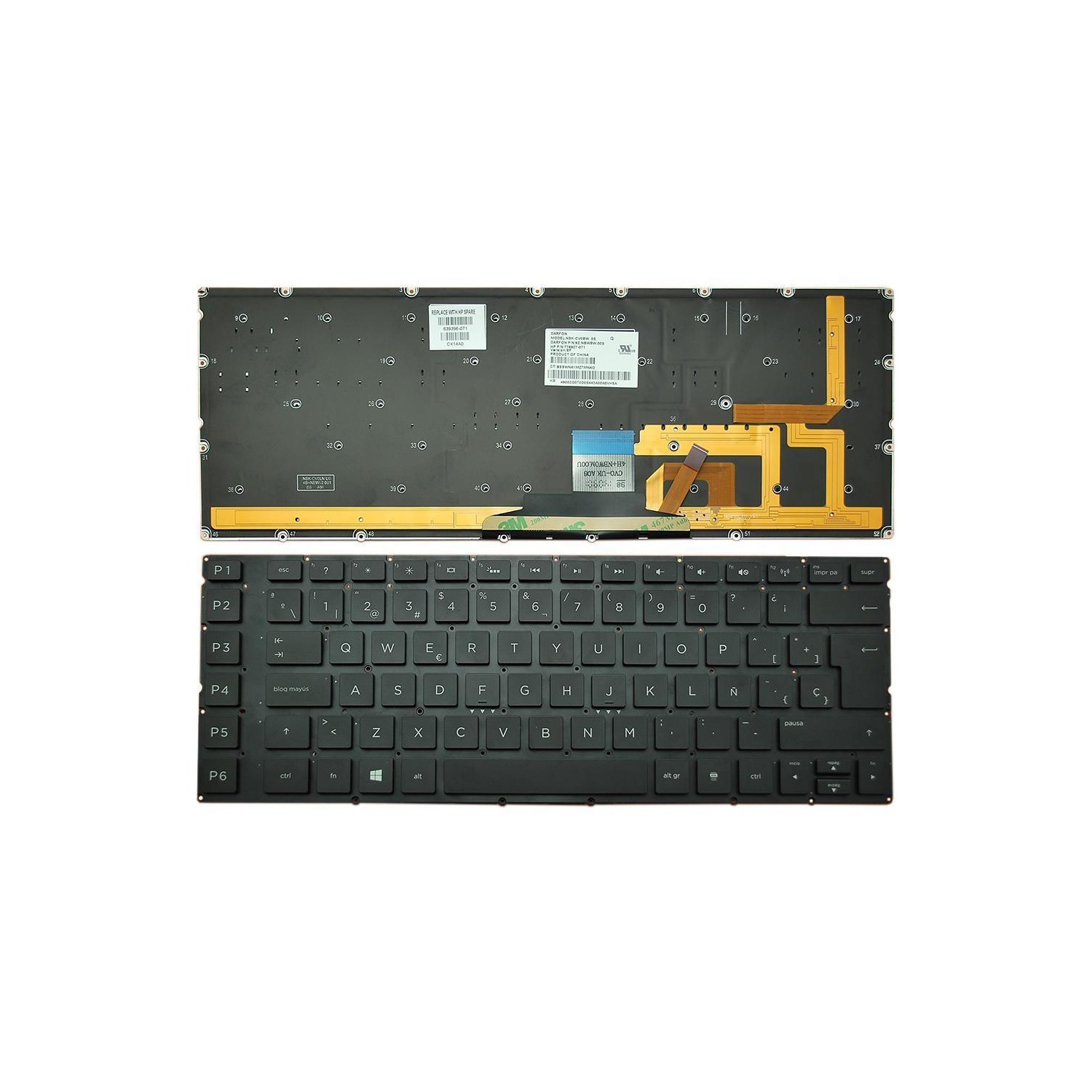 TECLADO PARA PORTÁTIL HP OMEN 15-5000 15-5001 15-5001LA