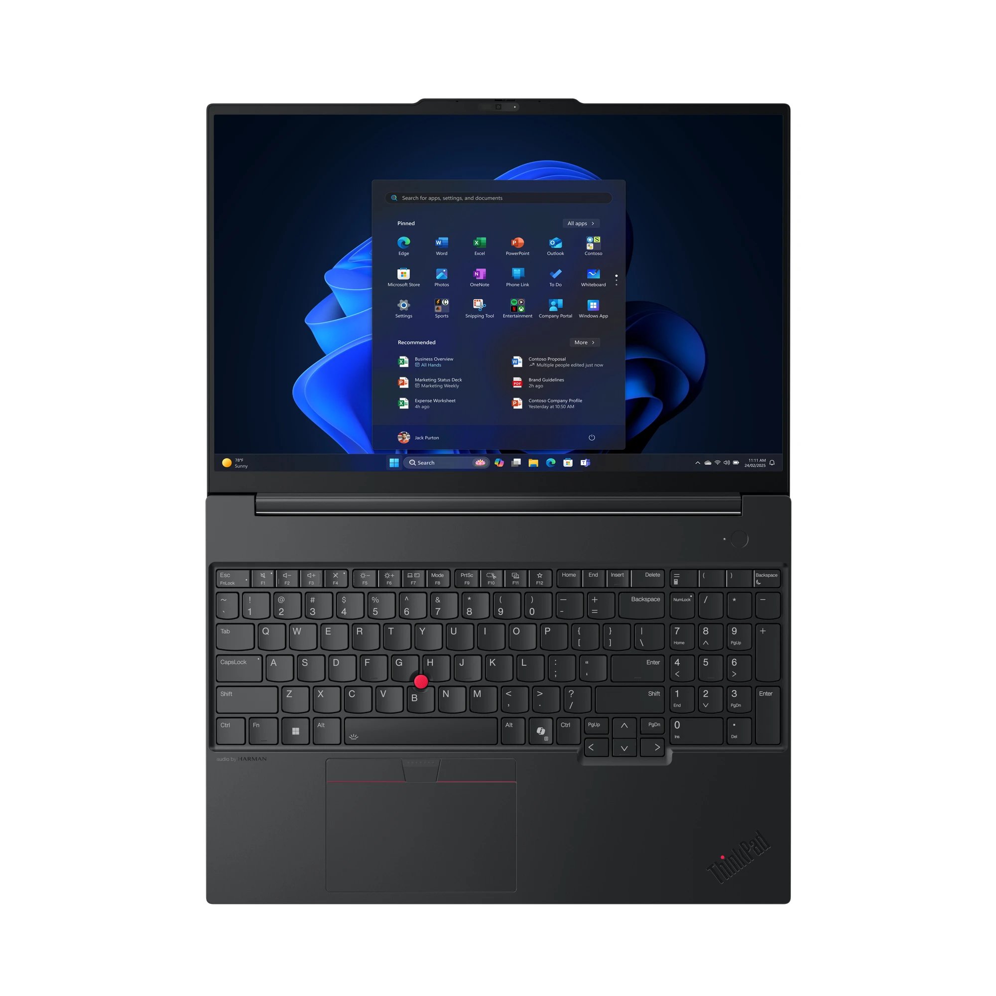 Pc portátil Intel Core Ultra 5 2 16" Windows 11 Pro Lenovo THINKPAD E16 G3 Ram 16 GB Disco 512 GB  | SSD M.2 NVMe, Gris