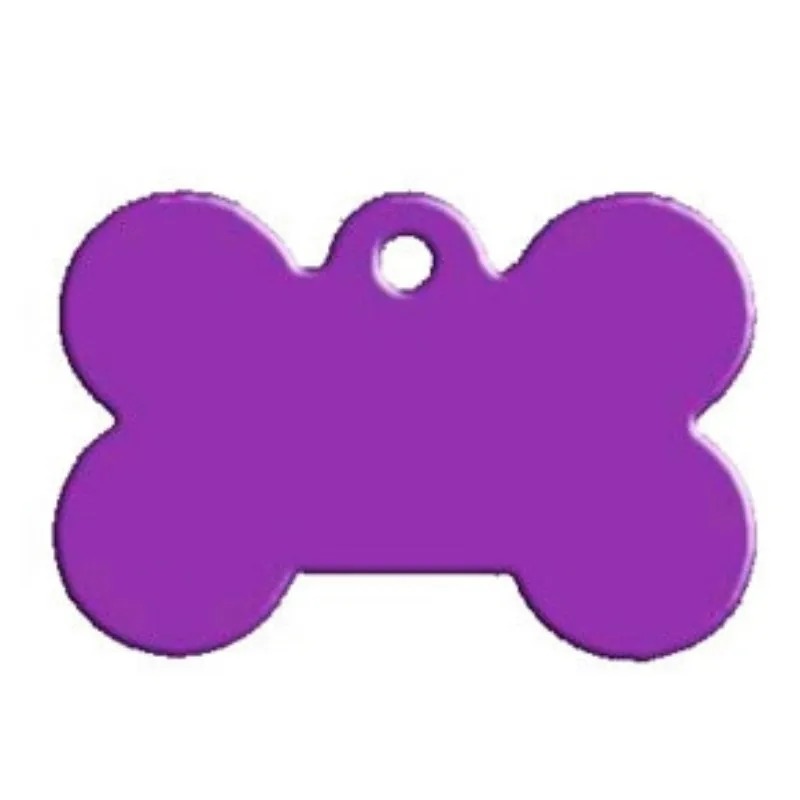 Chapa Identificación Personalizada para Perros y Gatos en Forma de Hueso