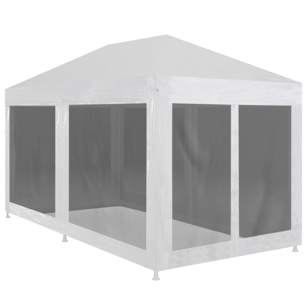 vidaXL Carpa de celebraciones con 6 paredes de malla 6x3 m