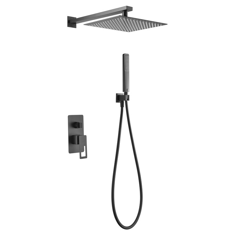 Imex Suecia BDC032-6NG conjunto de ducha empotrada moderno acabado negro mate