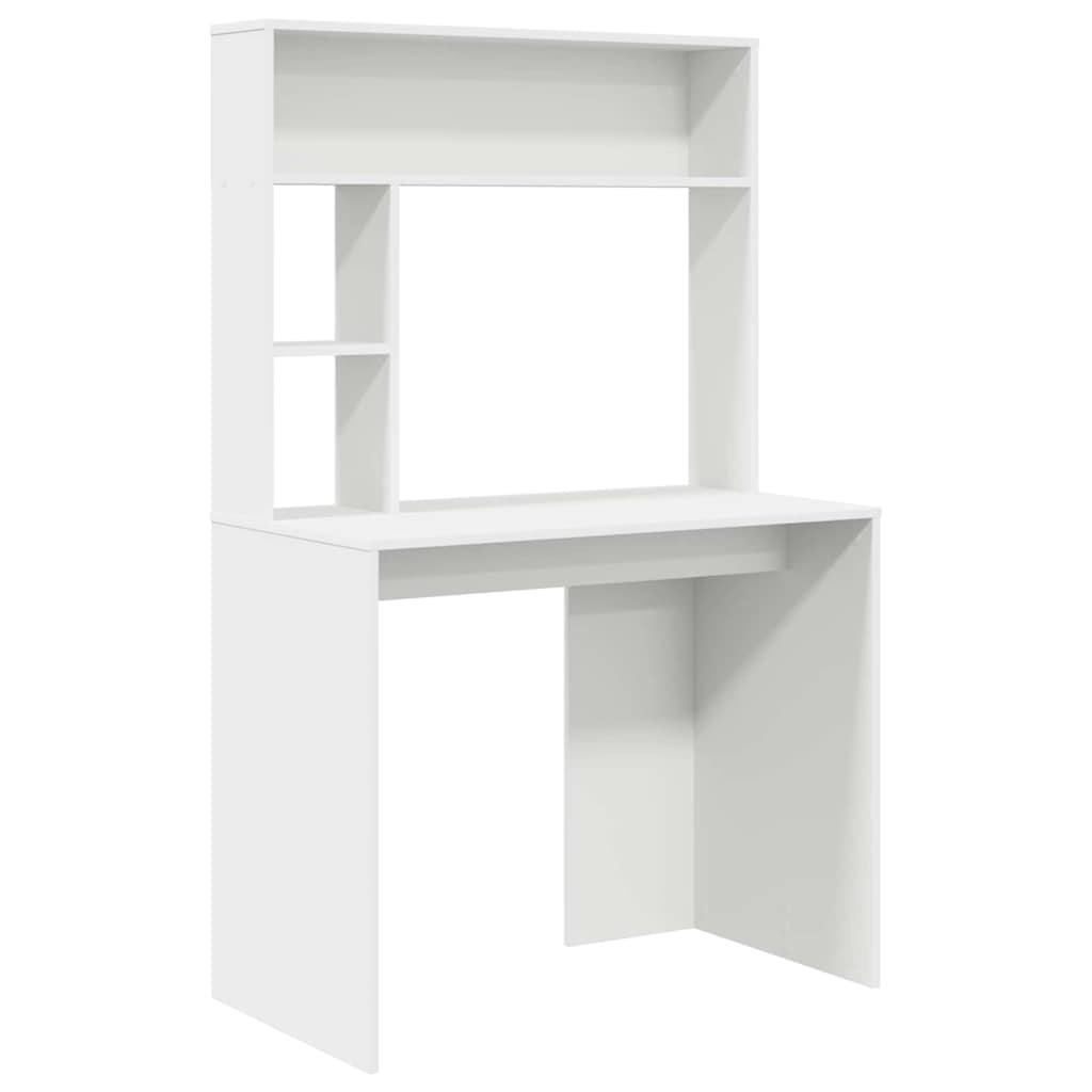 vidaXL Escritorio con estante 91 x 50 x 149 cm Madera de ingeniería
