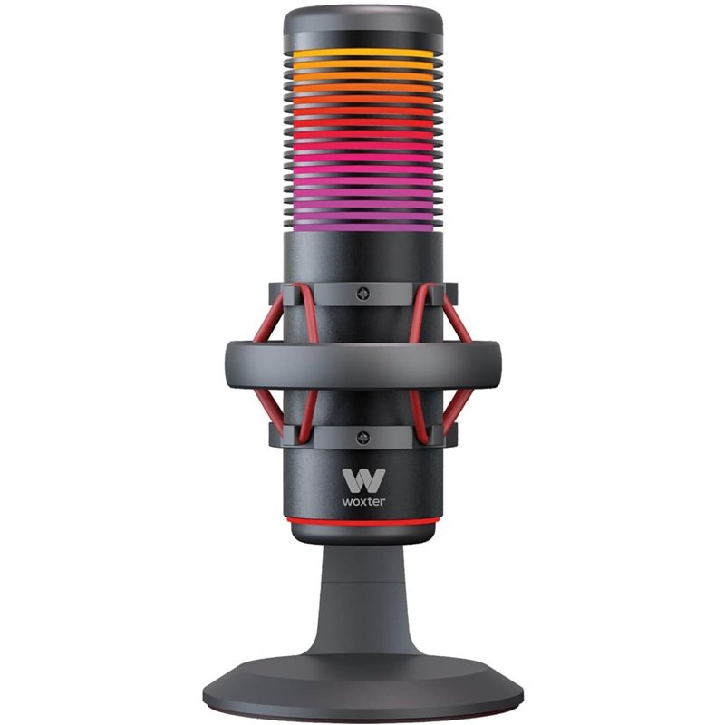 Micrófono Woxter Mic Studio 70 RGB/ USB 2.0