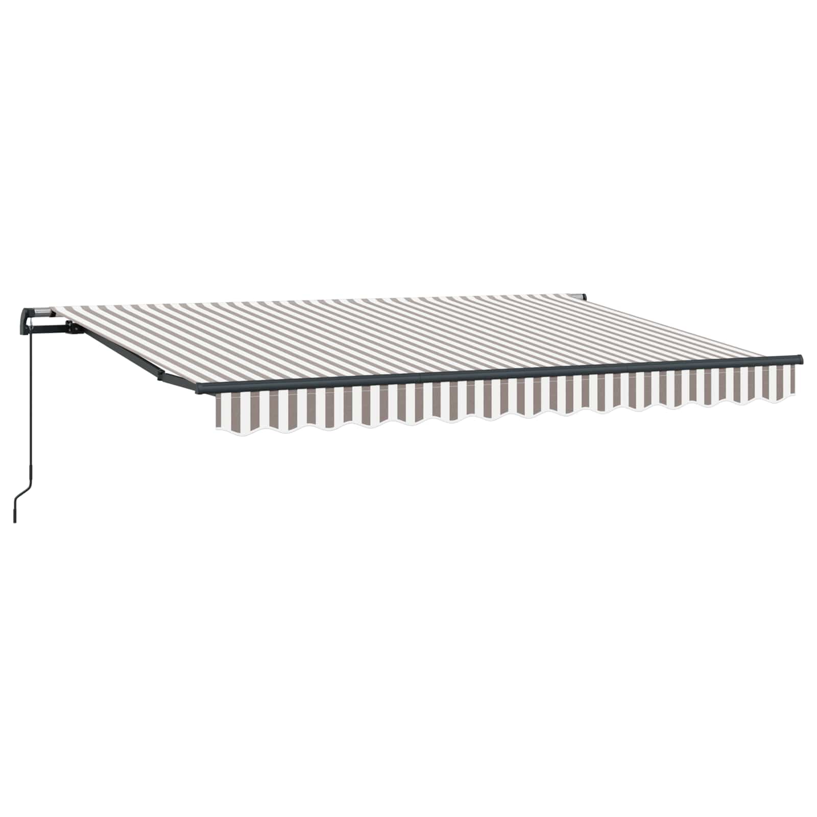 vidaXL Toldo Retráctil Poliéster y Acero 450 x 350 cm Multicolor