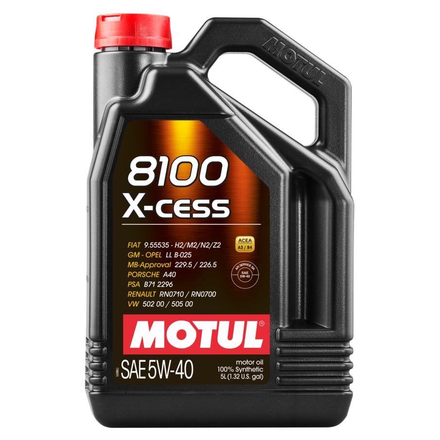 Aceite Lubricante Para Motor 8100 X-Cess 5W40 5L 102870