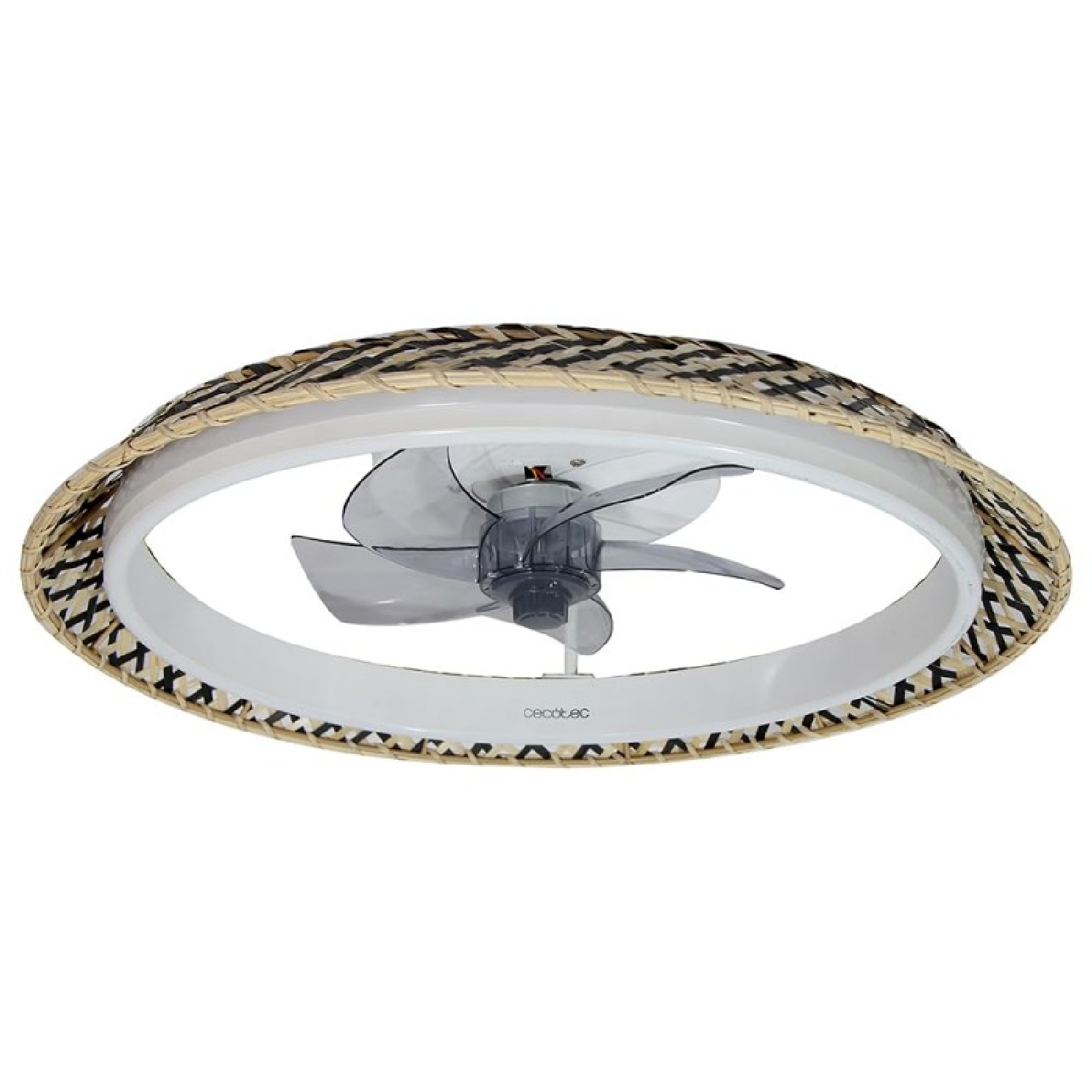 Cecotec Ventiladores de techo con luz EnergySilence LampAero 610 Natural Design