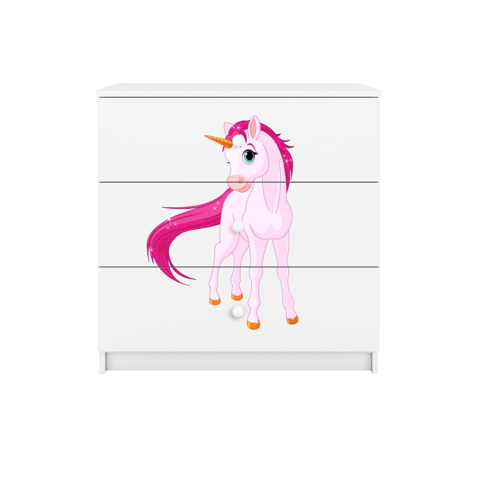 Cómoda Kocot Kids BabyDreams Unicorn White