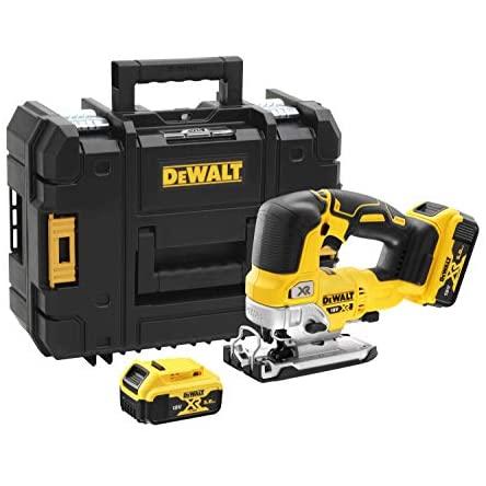 DEWALT DCS334P2-QW DCS334P2-QW-Sierra de Calar sin escobillas XR 18V, multicolor