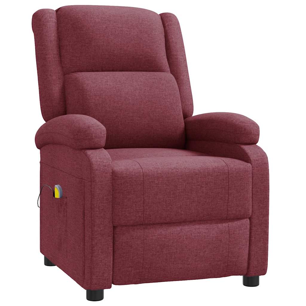 vidaXL Sillón orejero de masaje de tela Multicolor