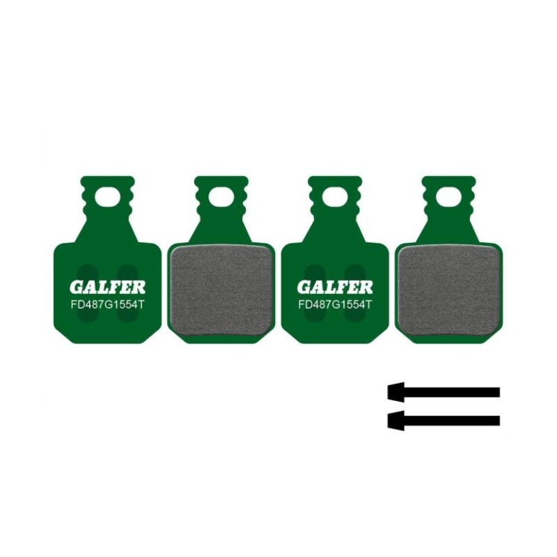 Galfer - Pastillas de freno Pro para bicicleta de montaña compatibles con Magura MT5 y MT7, potentes y silenciosas, resistentes al calor y al desgaste, ideal para descensos exigentes