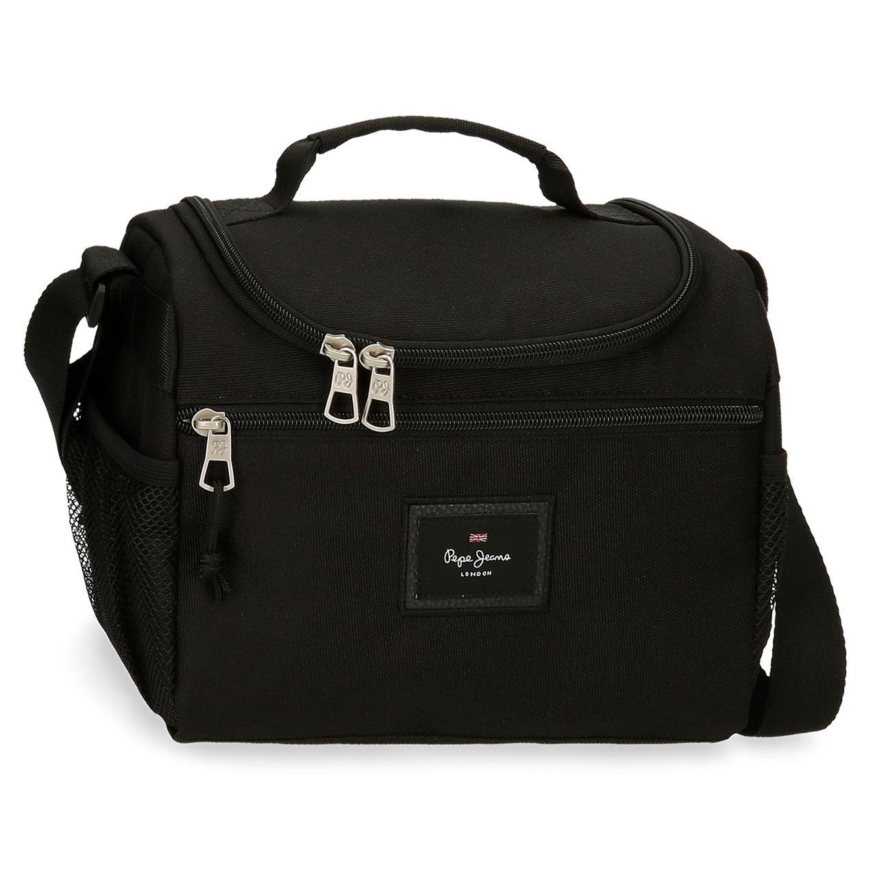 Portamerienda térmica Pepe jeans Aris evergreen negro