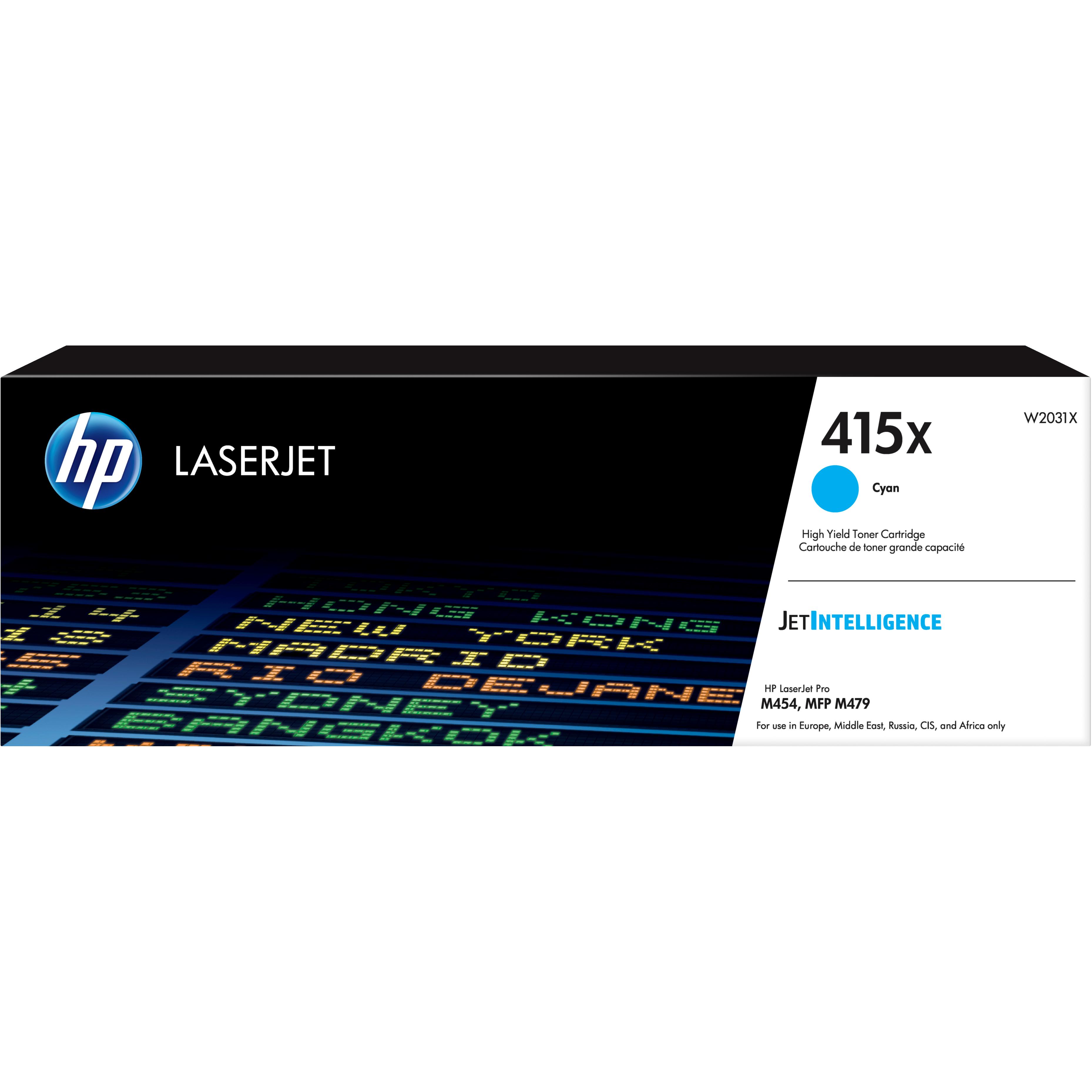 HP 415X Original Cian 1 pieza(s)