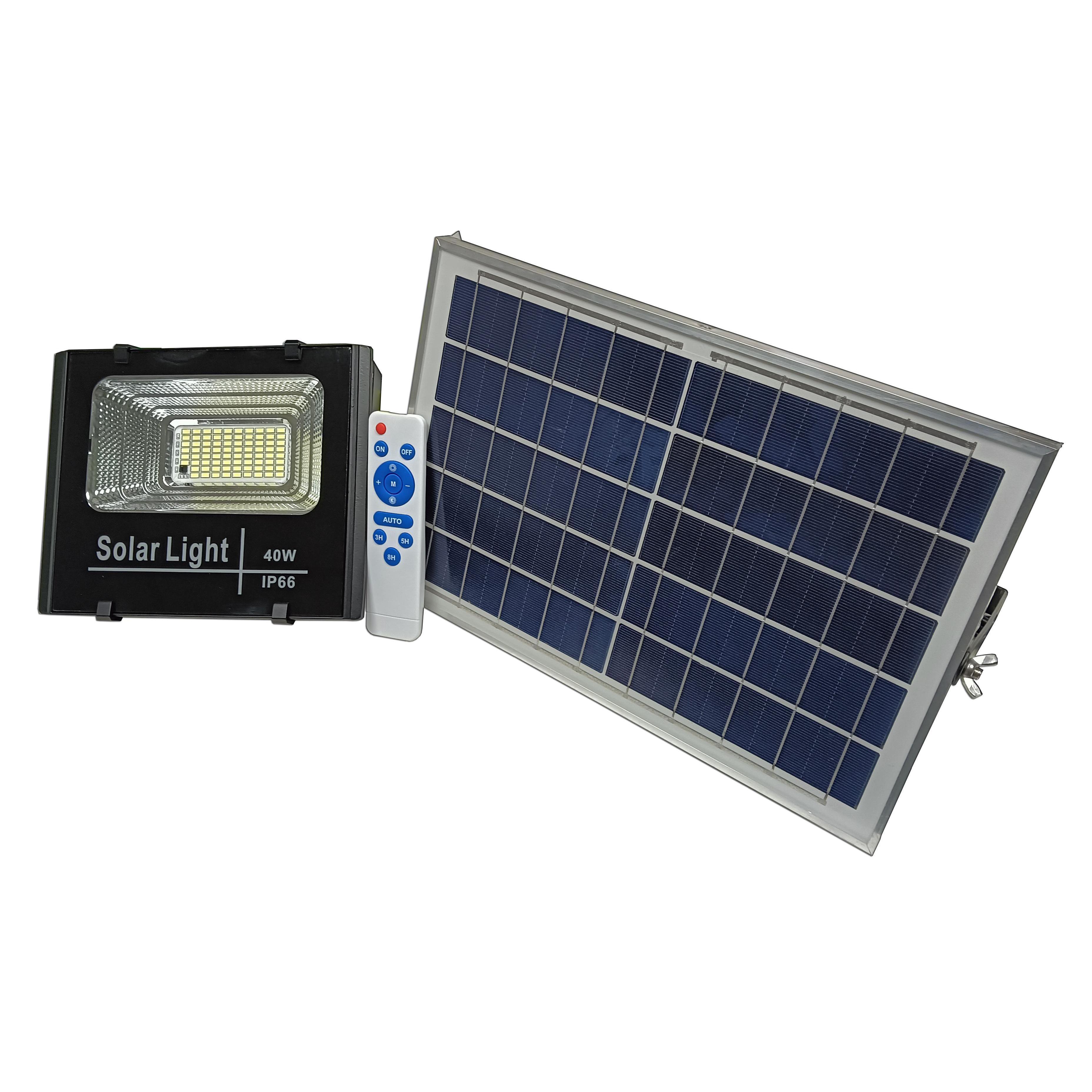 Talox foco solar led c-control remoto 40 w  gy-rsf-002