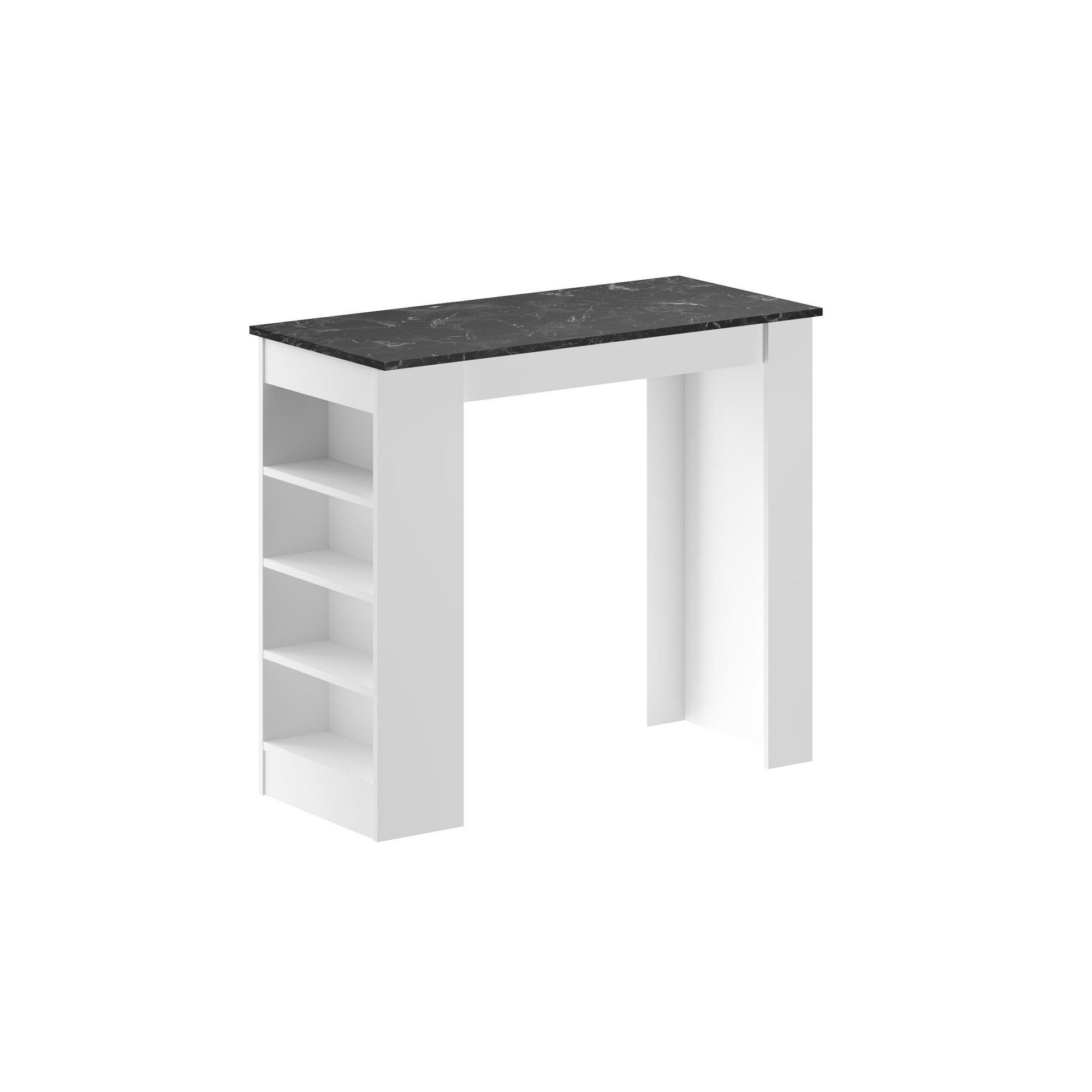 Habitat y Jardin - Mesa de bar de madera "Golondrina" 117 x 54 x 102 cm - Bendir