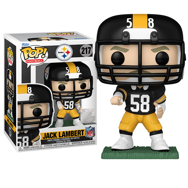 Funko POP! NFL: Legends - Jack John Lambert - (Steelers) - NFL Legends - Figuras Miniaturas Coleccionables Para Exhibición - Idea De Regalo - Mercancía Oficial - Juguetes Para Niños Y Adultos