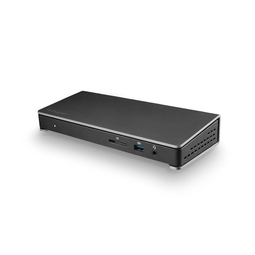 HUB Switch puertos microSDHC, microSDXC, SD, SDHC y SDXC. StarTech TB3DOCK2DPPU  | 2 puertos Thunderbolt 3 para vídeo y periféricos; 1 DisplayPort para salida de vídeo, Negro